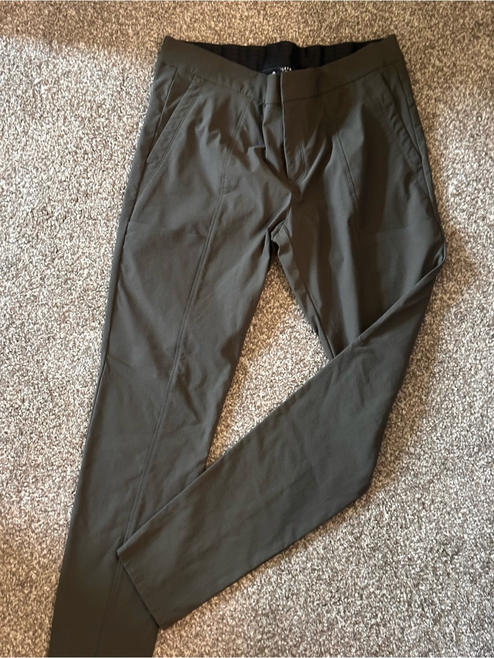 Athleta Olive Green Skinny Stretch Pants